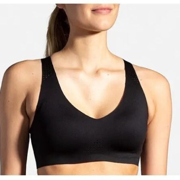 Brooks Black Sports Bra - Picture 2 of 16